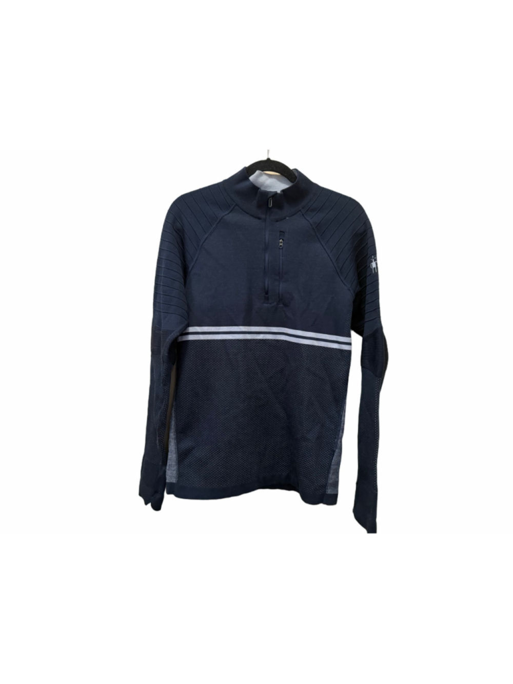 Smartwool Men’s Merino Wool 1/4 Zip Performance Pullover Sweater Navy Size S